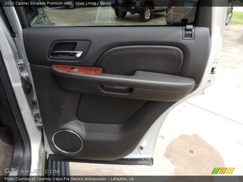 Silver Lining / Ebony 2010 Cadillac Escalade Premium AWD