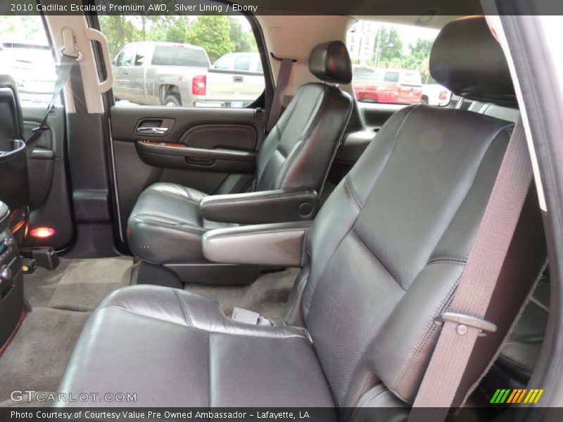 Silver Lining / Ebony 2010 Cadillac Escalade Premium AWD