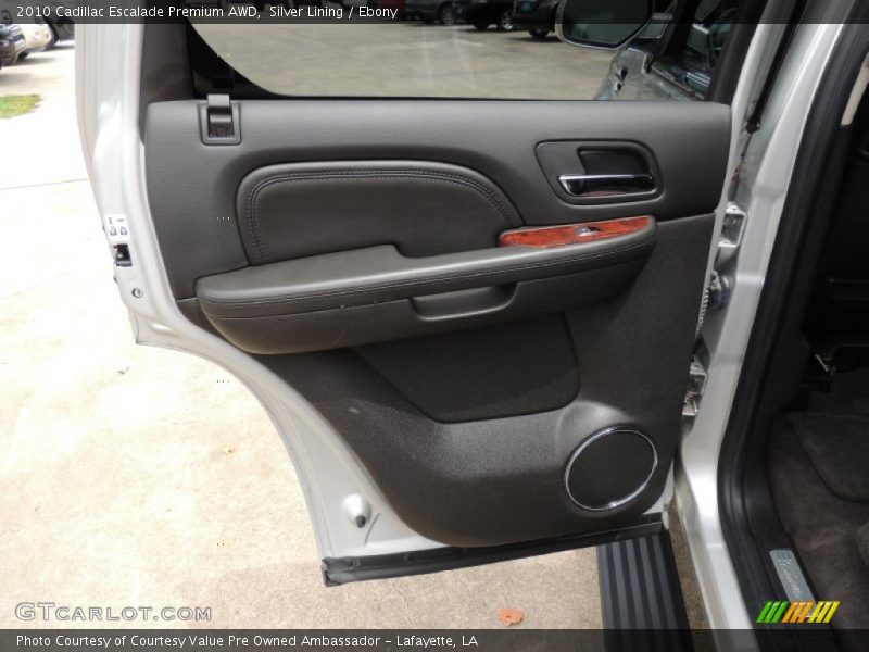 Silver Lining / Ebony 2010 Cadillac Escalade Premium AWD