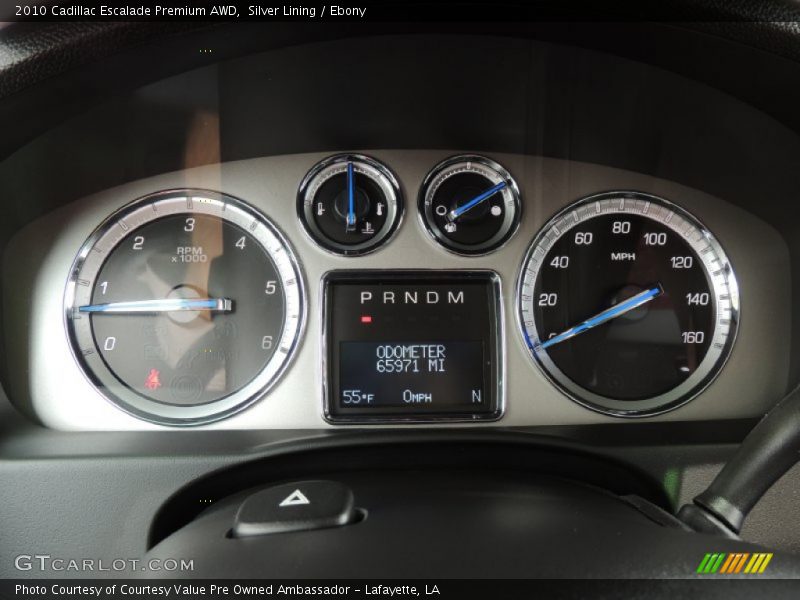 Silver Lining / Ebony 2010 Cadillac Escalade Premium AWD