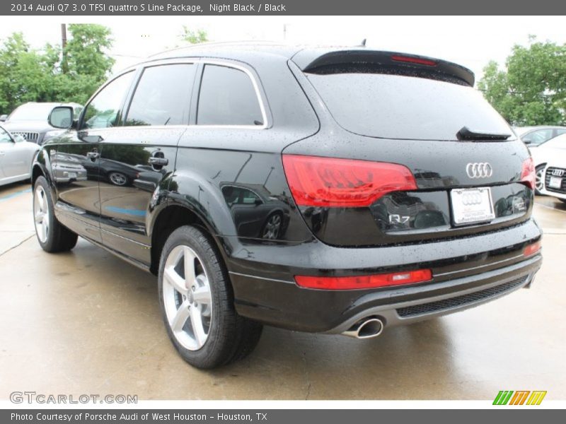 Night Black / Black 2014 Audi Q7 3.0 TFSI quattro S Line Package