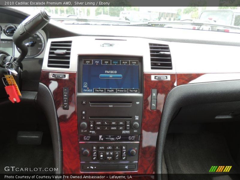 Silver Lining / Ebony 2010 Cadillac Escalade Premium AWD