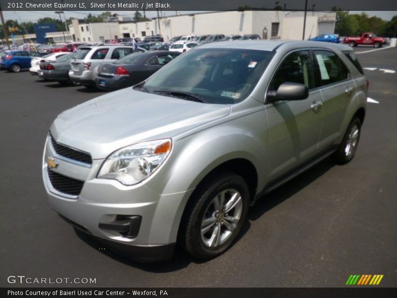 Silver Ice Metallic / Jet Black 2012 Chevrolet Equinox LS