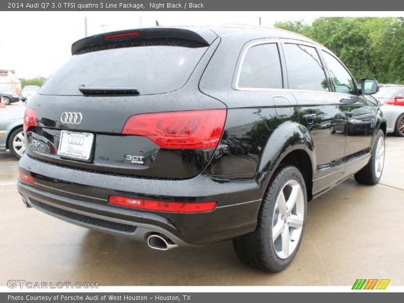 Night Black / Black 2014 Audi Q7 3.0 TFSI quattro S Line Package