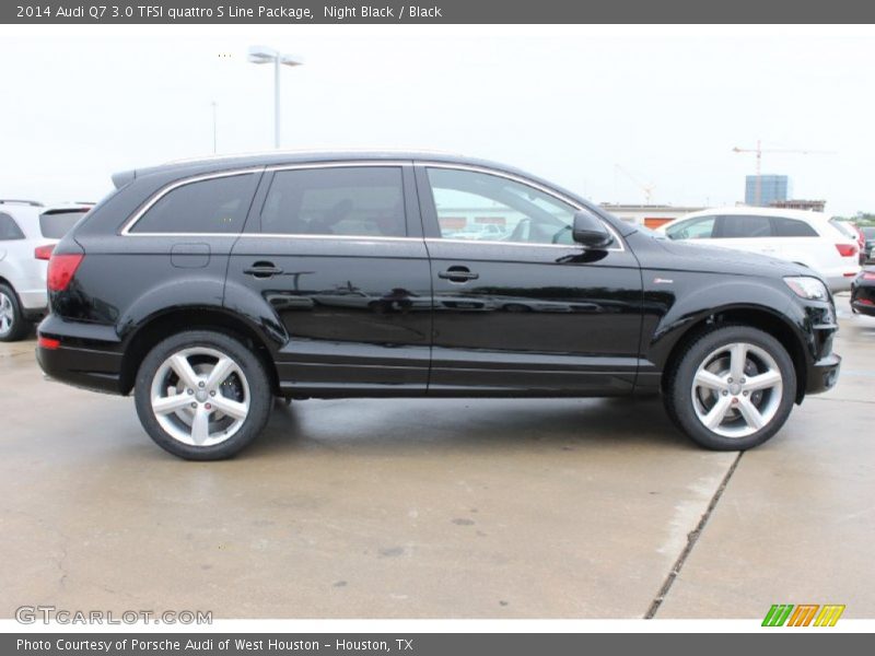 Night Black / Black 2014 Audi Q7 3.0 TFSI quattro S Line Package