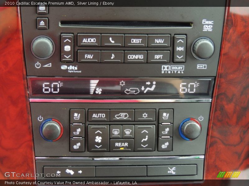 Silver Lining / Ebony 2010 Cadillac Escalade Premium AWD