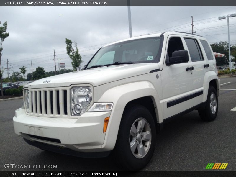 Stone White / Dark Slate Gray 2010 Jeep Liberty Sport 4x4