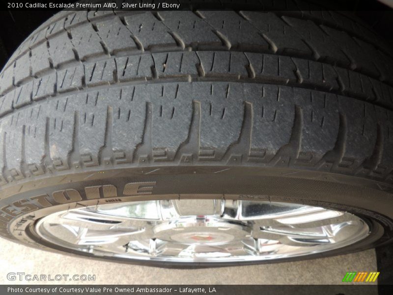 Silver Lining / Ebony 2010 Cadillac Escalade Premium AWD