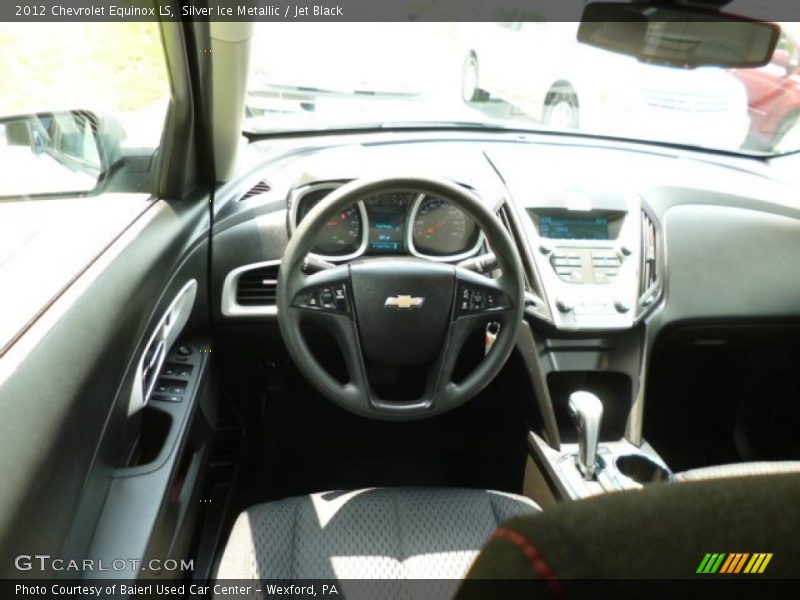 Silver Ice Metallic / Jet Black 2012 Chevrolet Equinox LS
