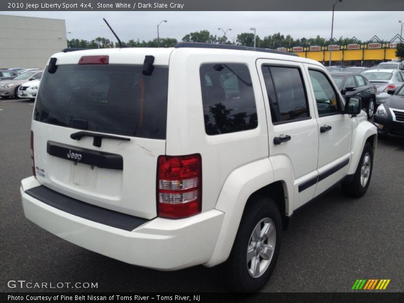 Stone White / Dark Slate Gray 2010 Jeep Liberty Sport 4x4