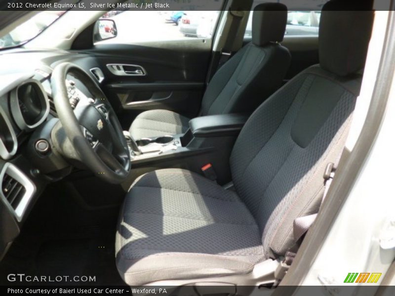 Silver Ice Metallic / Jet Black 2012 Chevrolet Equinox LS