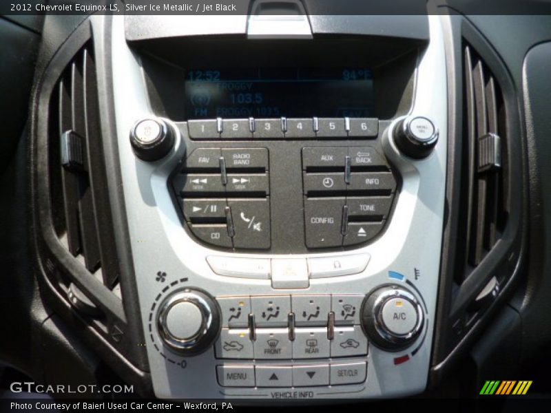Silver Ice Metallic / Jet Black 2012 Chevrolet Equinox LS