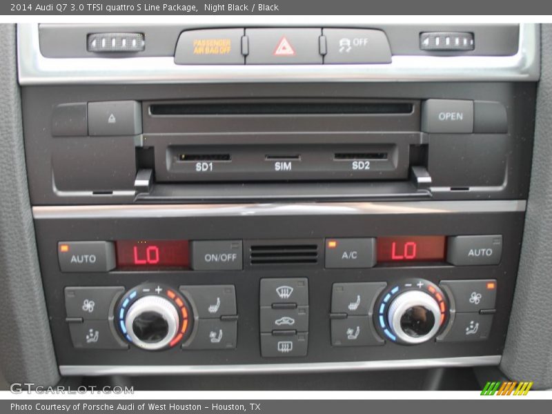Controls of 2014 Q7 3.0 TFSI quattro S Line Package