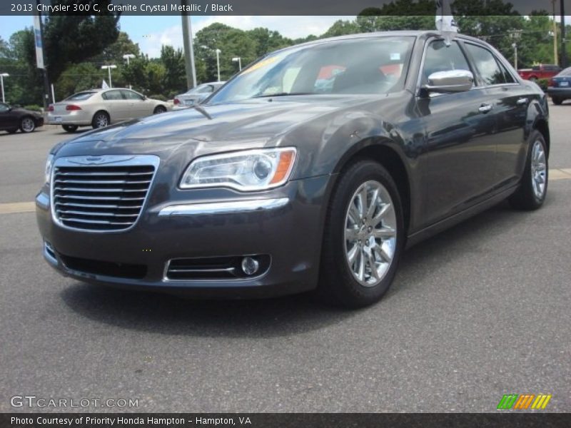 Granite Crystal Metallic / Black 2013 Chrysler 300 C