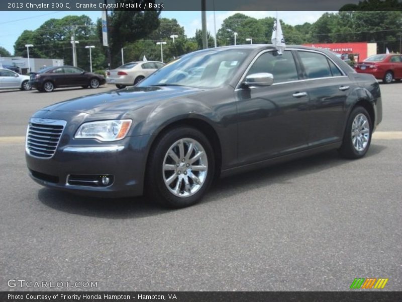Granite Crystal Metallic / Black 2013 Chrysler 300 C