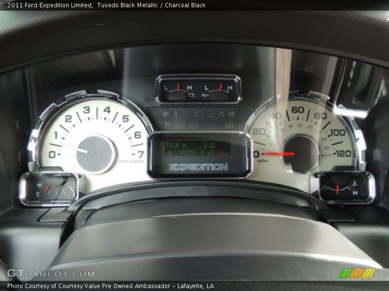 Tuxedo Black Metallic / Charcoal Black 2011 Ford Expedition Limited