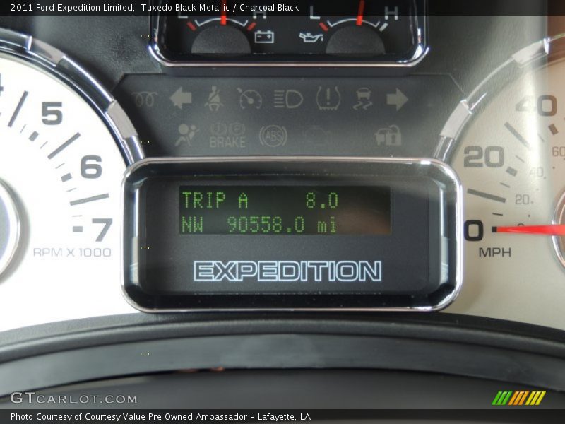 Tuxedo Black Metallic / Charcoal Black 2011 Ford Expedition Limited
