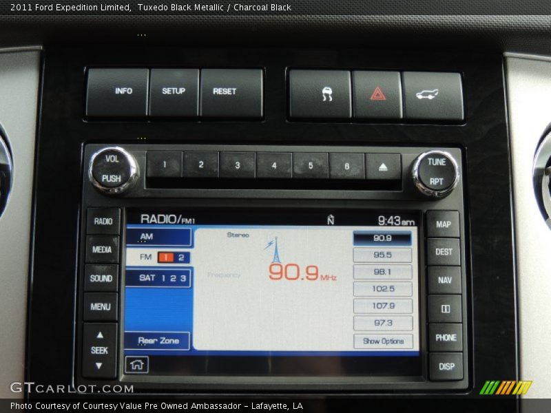 Tuxedo Black Metallic / Charcoal Black 2011 Ford Expedition Limited