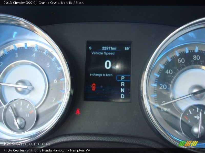 Granite Crystal Metallic / Black 2013 Chrysler 300 C