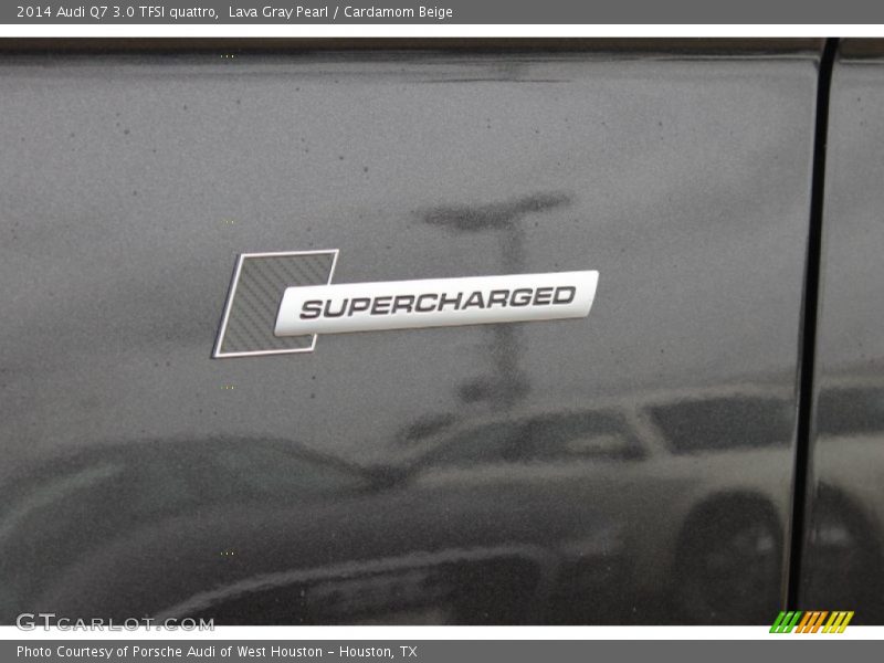 Lava Gray Pearl / Cardamom Beige 2014 Audi Q7 3.0 TFSI quattro
