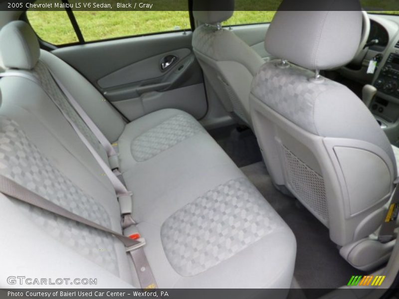Black / Gray 2005 Chevrolet Malibu LS V6 Sedan