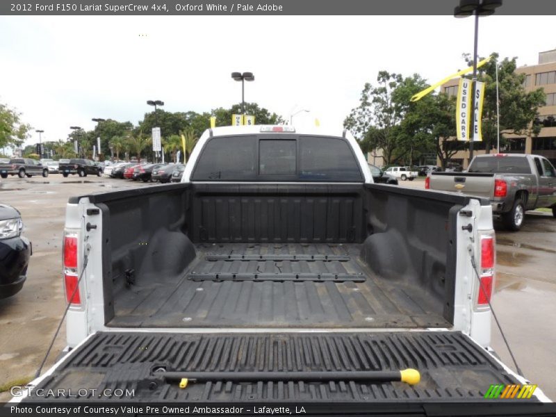 Oxford White / Pale Adobe 2012 Ford F150 Lariat SuperCrew 4x4