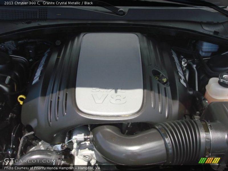 Granite Crystal Metallic / Black 2013 Chrysler 300 C