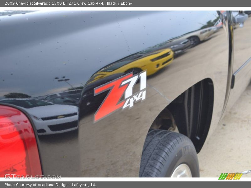Black / Ebony 2009 Chevrolet Silverado 1500 LT Z71 Crew Cab 4x4