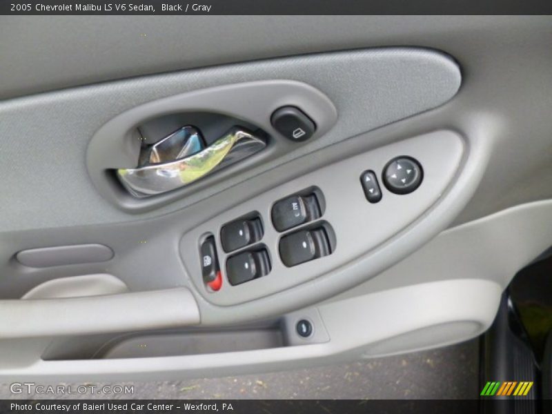 Black / Gray 2005 Chevrolet Malibu LS V6 Sedan