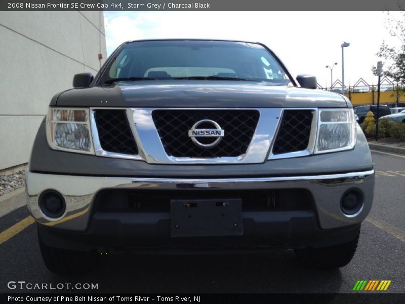 Storm Grey / Charcoal Black 2008 Nissan Frontier SE Crew Cab 4x4