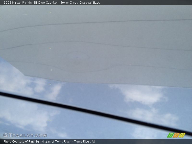 Storm Grey / Charcoal Black 2008 Nissan Frontier SE Crew Cab 4x4