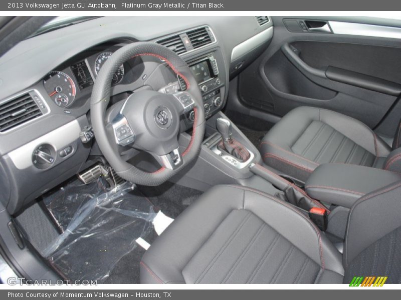 Platinum Gray Metallic / Titan Black 2013 Volkswagen Jetta GLI Autobahn