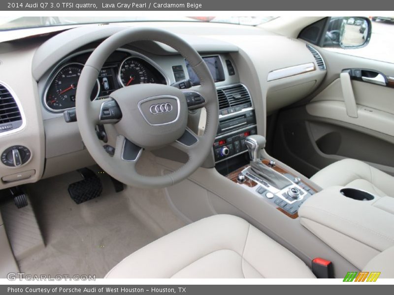  2014 Q7 3.0 TFSI quattro Cardamom Beige Interior