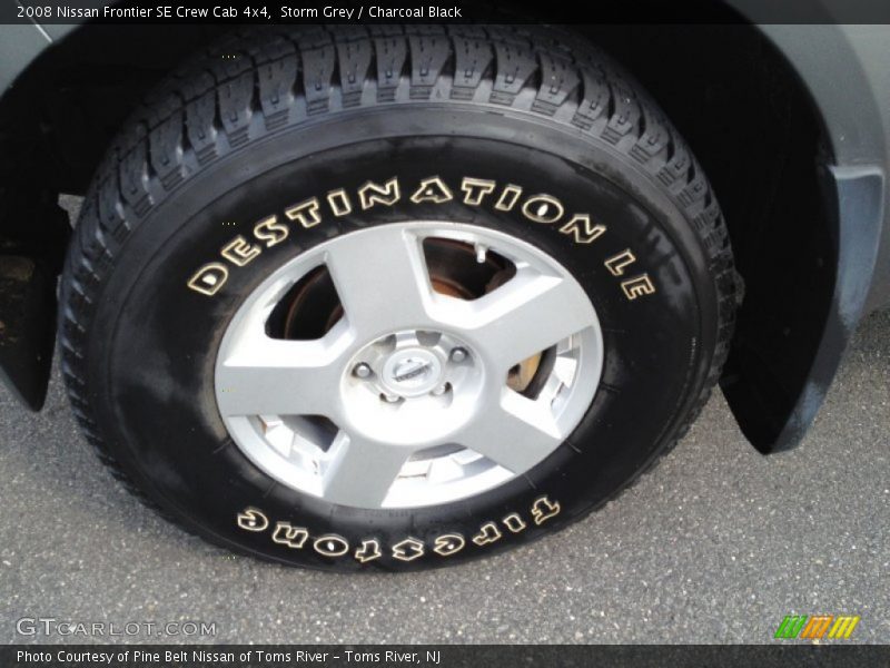 Storm Grey / Charcoal Black 2008 Nissan Frontier SE Crew Cab 4x4