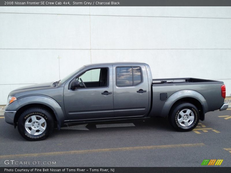 Storm Grey / Charcoal Black 2008 Nissan Frontier SE Crew Cab 4x4