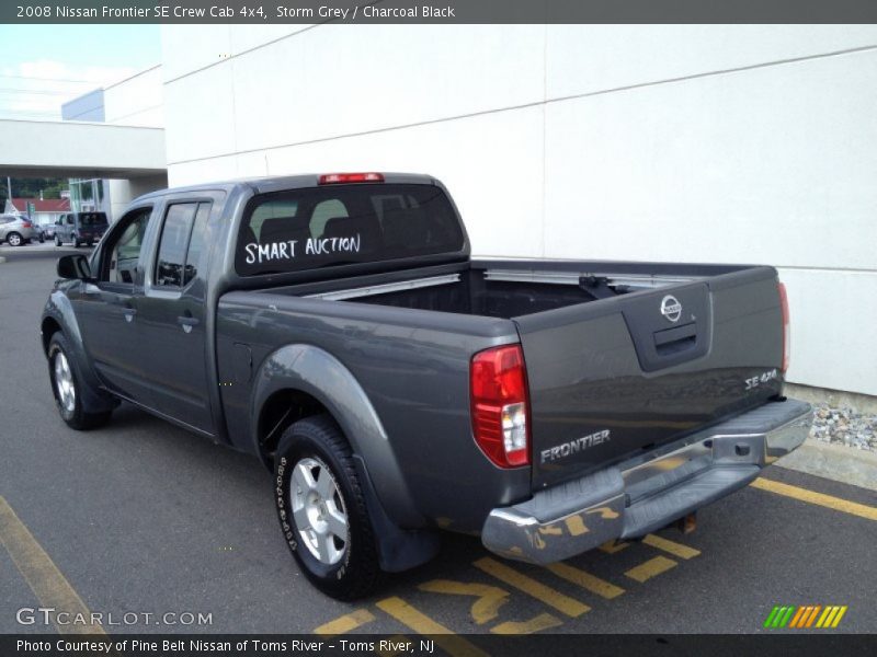 Storm Grey / Charcoal Black 2008 Nissan Frontier SE Crew Cab 4x4