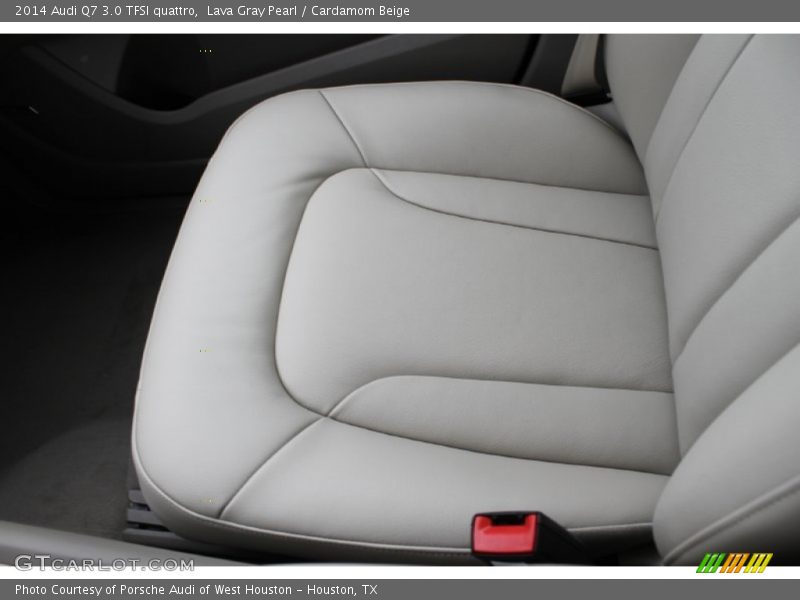 Lava Gray Pearl / Cardamom Beige 2014 Audi Q7 3.0 TFSI quattro