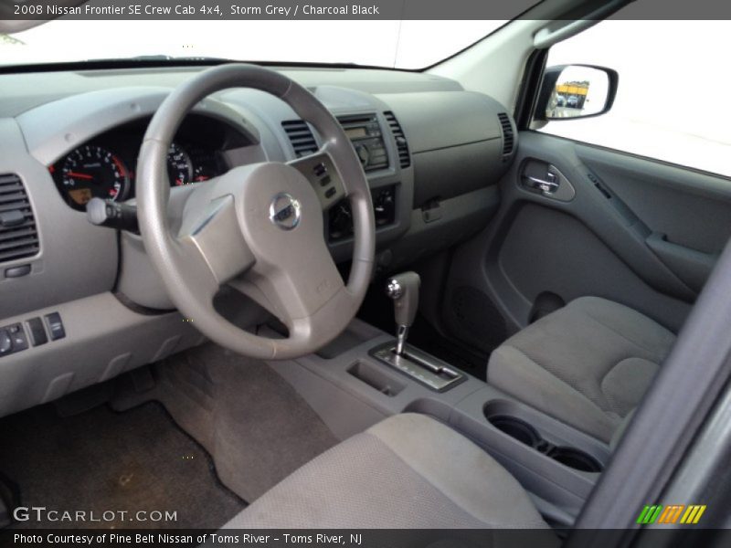 Storm Grey / Charcoal Black 2008 Nissan Frontier SE Crew Cab 4x4