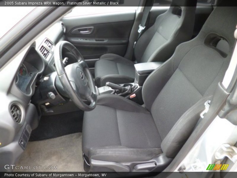 Front Seat of 2005 Impreza WRX Wagon
