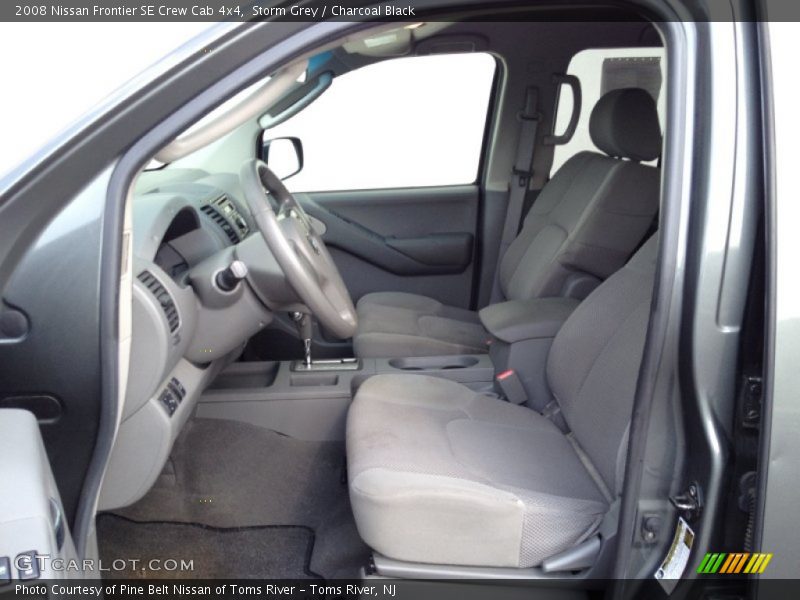 Storm Grey / Charcoal Black 2008 Nissan Frontier SE Crew Cab 4x4