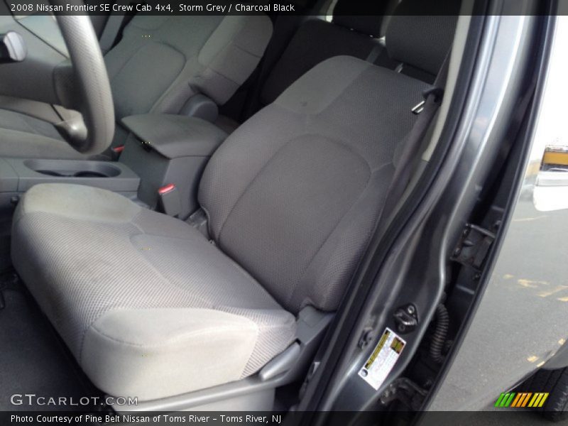 Storm Grey / Charcoal Black 2008 Nissan Frontier SE Crew Cab 4x4