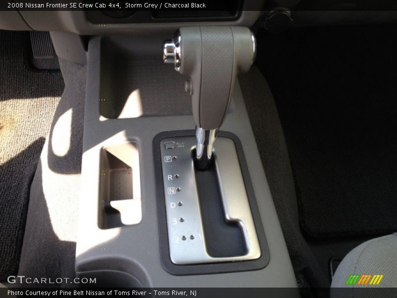 Storm Grey / Charcoal Black 2008 Nissan Frontier SE Crew Cab 4x4