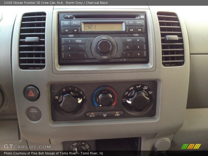 Storm Grey / Charcoal Black 2008 Nissan Frontier SE Crew Cab 4x4