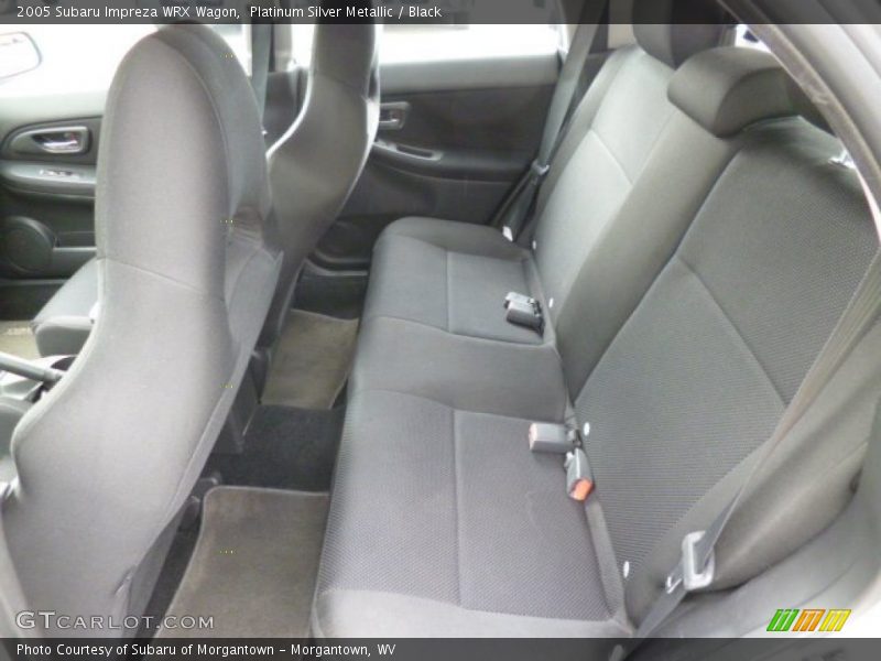 Rear Seat of 2005 Impreza WRX Wagon