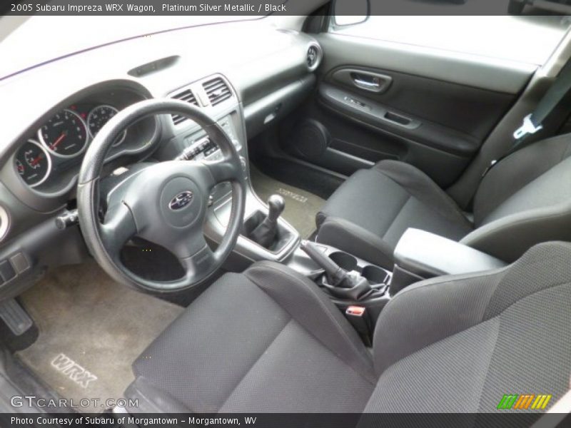 Black Interior - 2005 Impreza WRX Wagon 