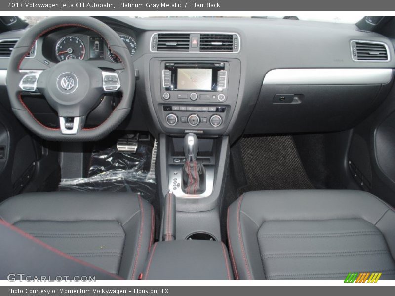 Platinum Gray Metallic / Titan Black 2013 Volkswagen Jetta GLI Autobahn