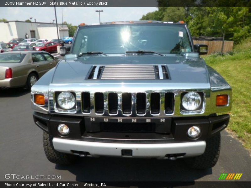 Slate Blue Metallic / Ebony Black 2008 Hummer H2 SUV