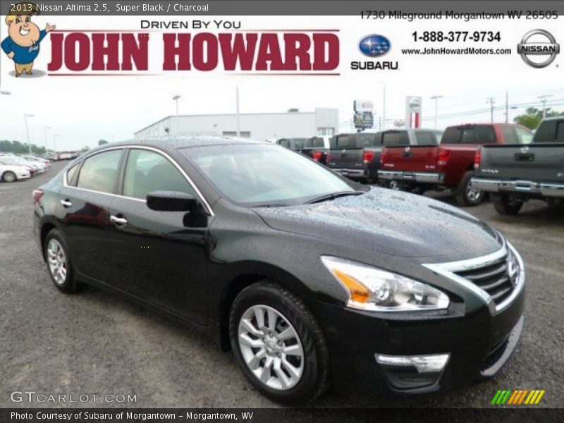 Super Black / Charcoal 2013 Nissan Altima 2.5