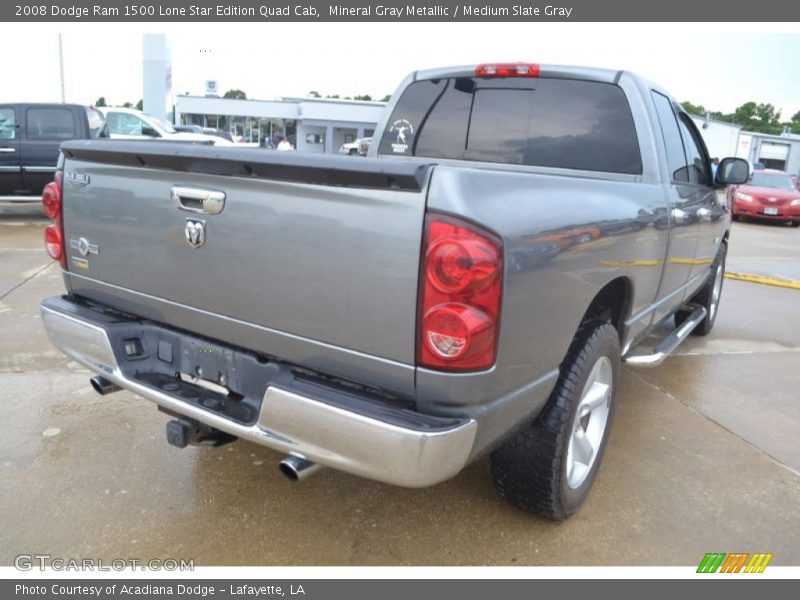 Mineral Gray Metallic / Medium Slate Gray 2008 Dodge Ram 1500 Lone Star Edition Quad Cab