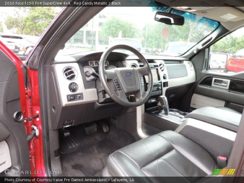 Red Candy Metallic / Black 2010 Ford F150 FX4 SuperCrew 4x4